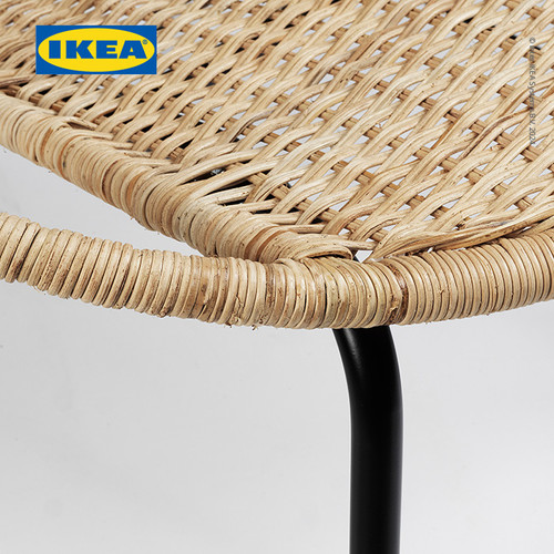 IKEA ORRESLATT Kursi Berlengan Bahan Rotan Minimalis