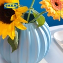 IKEA SKOGSTUNDRA Vas Bunga Biru Muda 15cm