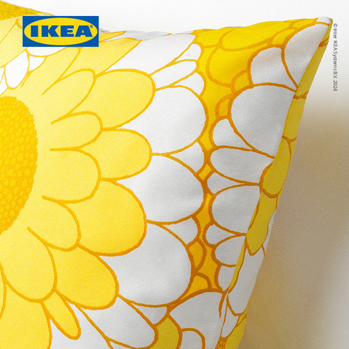 IKEA SANDETERNELLSarung Bantal Kursi Sofa Motif Bunga 50x50cm