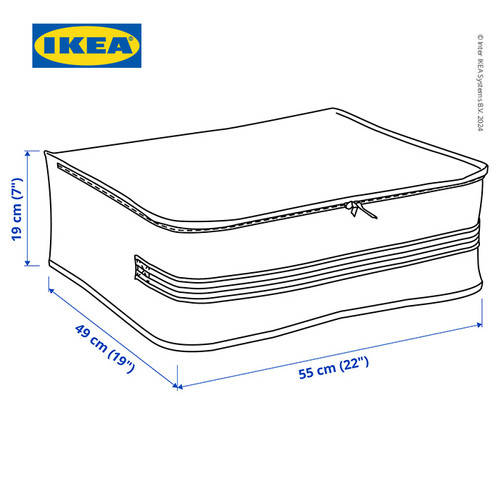 IKEA GORSNYGG Kantong Penyimpanan Multifungsi 55x49x19 cm