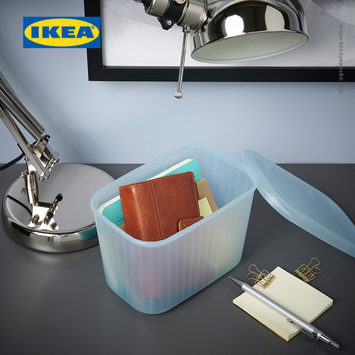 IKEA RYKTA Kotak Penyimpanan Dengan Tutup 12x18x12 cm/1.5 L