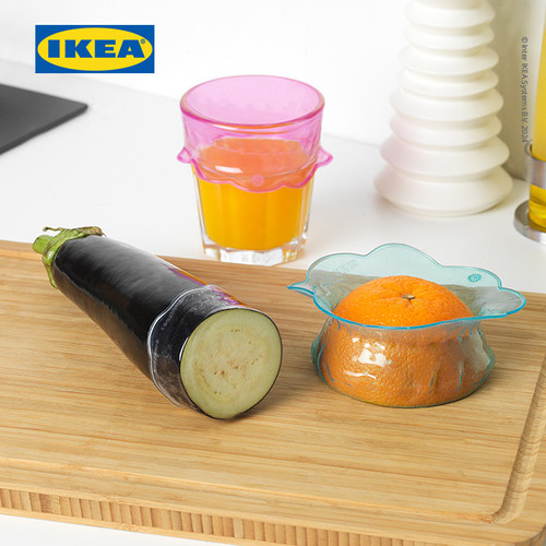 IKEA OVERMATT Penutup Makanan Silikon Serbaguna Set Isi 3pcs