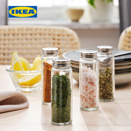 IKEA CITRONHAJ Stoples Bumbu Kaca 10cl Isi 4pcs