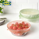 IKEA OVERMATT Penutup Makanan Silikon Serbaguna Set Isi 2pcs