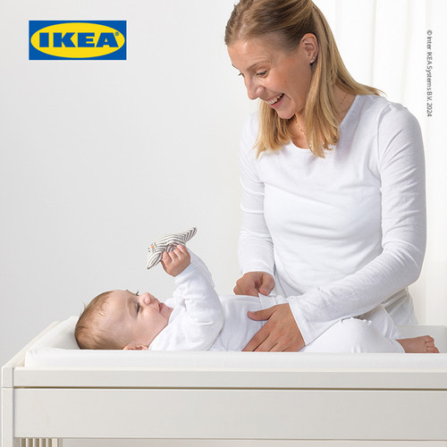 IKEA VADRA Alas Busa Ganti Popok Bayi 48x74 cm