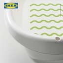 IKEA LATTSAM Tempat Mandi Bayi Putih/Hijau