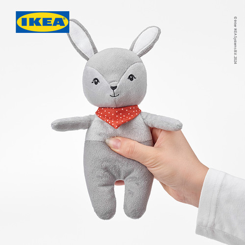 IKEA GULLIGAST Boneka Kelinci Berdecit 18cm