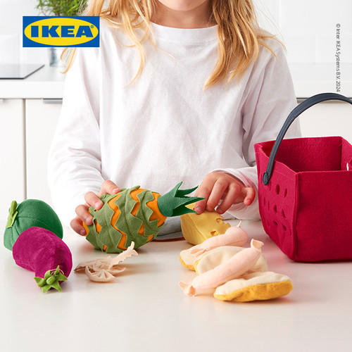 IKEA LATSAS Boneka Keranjang Belanja Set Isi 12pcs