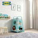 IKEA TIGERFINK Unit Penyimpanan Dengan Kompartemen Toska