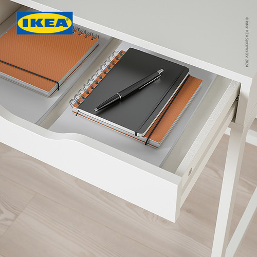 IKEA ALEX Meja Kerja Dengan Penyimpanan Serbaguna 132x58 cm