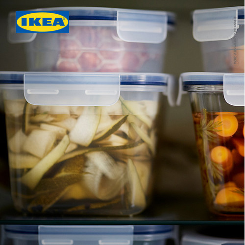 IKEA 365+ Tempat Makanan Tanpa Tutup Plastik Persegi Panjang 1.4L