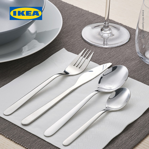 IKEA FORNUFT Sendok Teh Kecil Stainless Isi 4 pcs