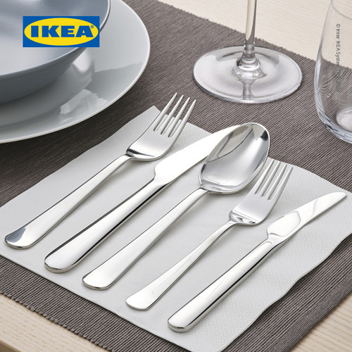 IKEA DRAGON Garpu Salad / Dessert Stainless 16cm Isi 6pcs