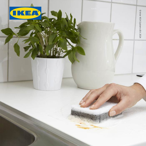 IKEA SVAMPIG Spons Cuci Piring Pembersih Serbaguna Isi 3pcs