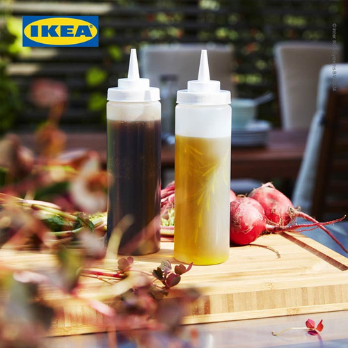 IKEA GRILLTIDER Botol Pencet Untuk Saus / Kecap 330ml Isi 2pcs