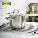 IKEA LAMPLIG Tatakan Panci Stainless 50x28cm