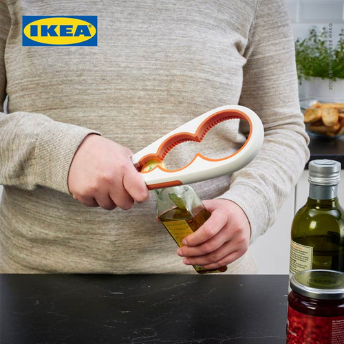 IKEA UPPFYLLD Pembuka Botol Putih 21cm