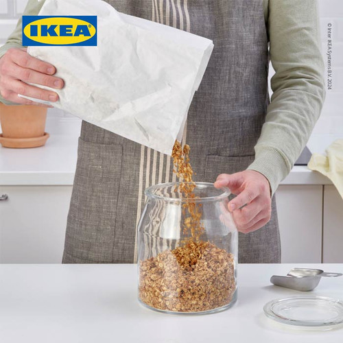 IKEA 365+ Stoples Tanpa Penutup Bulat Kaca 3.3L