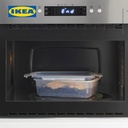 IKEA 365+ Tempat Makanan 1L Dengan Tutup Plastik Set Isi 3pcs