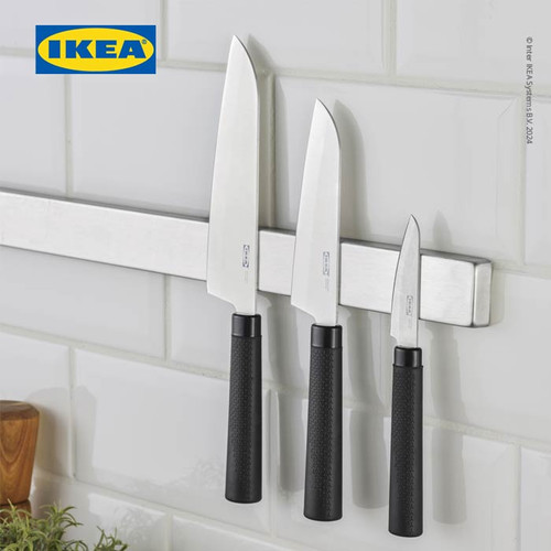 IKEA FORSLAG Pisau Dapur Set Isi 3pcs