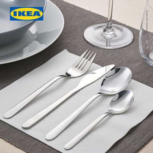 IKEA FORNUFT Sendok Makan Stainless 19cm Isi 4 pcs