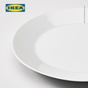 IKEA 365+ Set Piring Mangkok Saji Putih Isi 18pcs