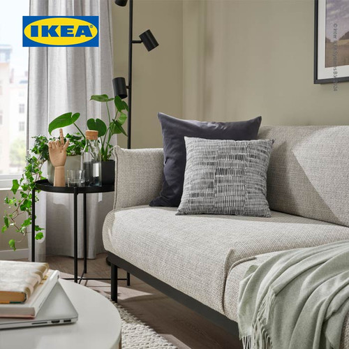 IKEA JORDKASTANJ Bantal Kursi Abu-Abu 40x40cm