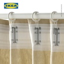 IKEA SYRLIG Gelang Gorden Dengan Klip Pengait 25 mm Isi 10pcs