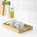 IKEA FRUKTSKAL Baki / Nampan Makanan Minuman dari Bambu 50x30 cm