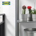 IKEA NYPON Pot Tanaman Abu-Abu 9 cm