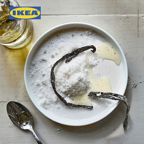 IKEA JAMLIK Lilin Beraroma Dalam Gelas Vanilla 20 jam