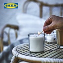 IKEA JAMLIK Lilin Beraroma Dalam Gelas Vanilla 40 jam