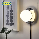 IKEA SIMRISHAMN Lampu Meja / Lampu Dinding Opal Putih 16cm