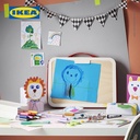 IKEA MALA Spidol Papan Tulis Dengan Penghapus Isi 4pcs