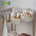 IKEA ONSKLIG Keranjang Meja Ganti Popok Putih Isi 4pcs