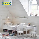 IKEA SUNDVIK Kursi Kecil Anak Putih 28x29x55 cm