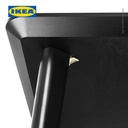 IKEA LISABO Meja Makan Minimalis Hitam 140x78 cm