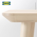 IKEA LISABO Meja Makan Minimalis Veneer Kayu Ash 140x78 cm