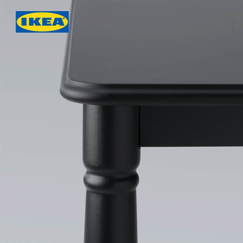 IKEA DANDERYD Meja Makan Minimalis Hitam 130x80 cm