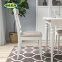 IKEA INGOLF Kursi Makan Miimalis Serbaguna Putih/Krem