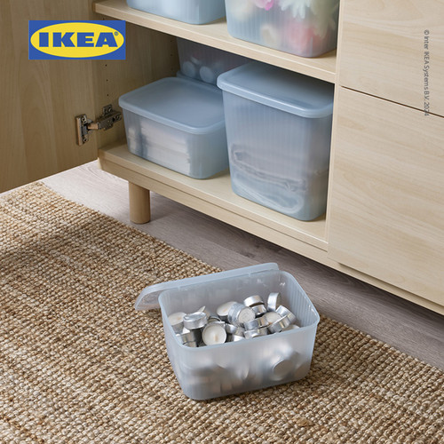 IKEA RYKTA Kotak Penyimpanan Dengan Tutup 18x24x12 cm/3.5 L