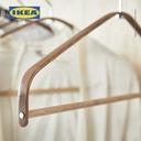 IKEA HOSVANS Gantungan Baju Bahan Bambu Isi 5pcs