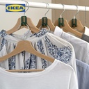 IKEA OMTRENT Konektor Gantungan Baju Serbaguna Hijau Isi 10pcs