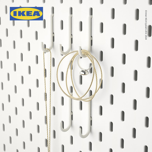 IKEA SKADIS Pengait Pegboard Bentuk J Isi 5pcs