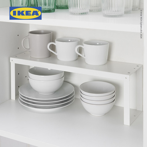 IKEA VARIERA Sisipan Rak Serbaguna Tambahan Lemari 46x14x16 cm