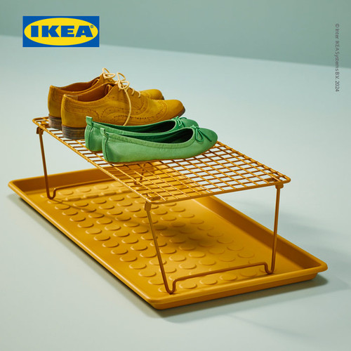 IKEA BAGGMUCK Alas Rak Sepatu Dalam/Luar Ruangan 71x35 cm