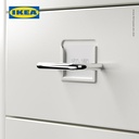 IKEA HELMER Unit Laci Beroda Mudah Dipindahkan Putih 28x69 cm