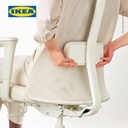 IKEA JARVFJALLET Kursi Kantor Dengan Sandaran Tangan Minimalis Putih