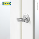 IKEA MILSBO Kabinet Pajangan Dengan Pintu Kaca Putih73x175 cm