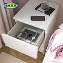 IKEA MALM Lemari Laci 2 Susun Minimalis Putih 40x55 cm